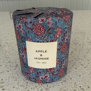 Pottery Barn Apple & Jasmine 9 oz Jar Candle
